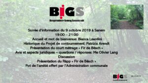 BIGS – Présentation Oktober 2019