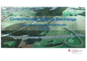 Contournement routier de Bascharage – Plan du site Käerjeng
